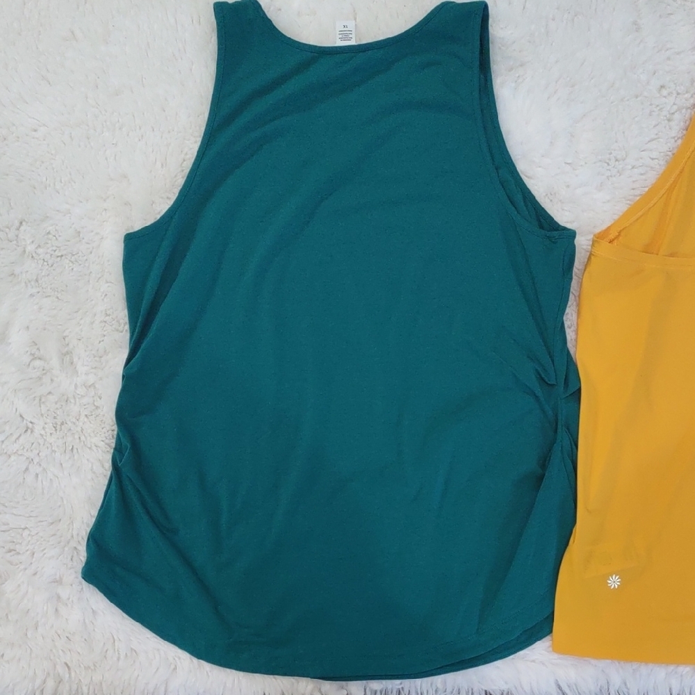 ATHLETA (2-Pack)Teal and Yellow Tank Tops - Picture 9 of 17